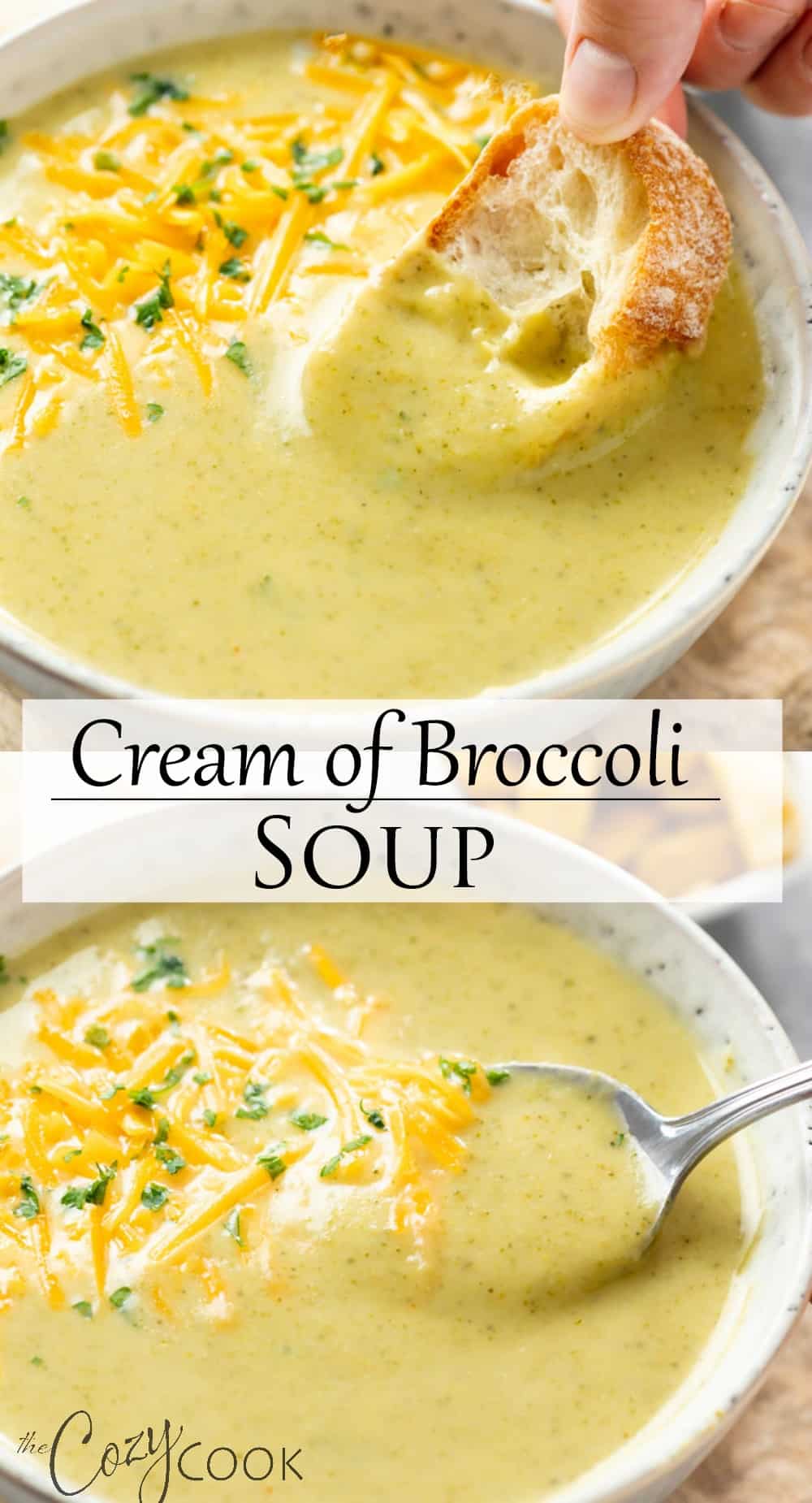 Cream of Broccoli Soup - The Cozy Cook