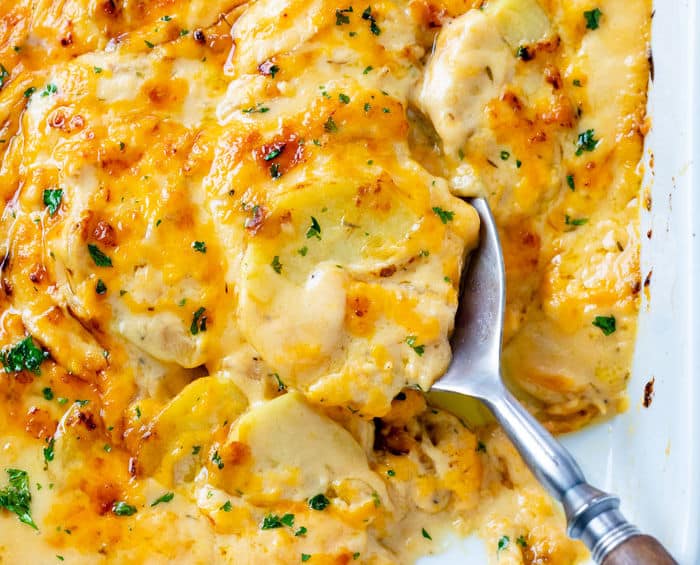 Cheesy Scalloped Potatoes Recipe - Linger
