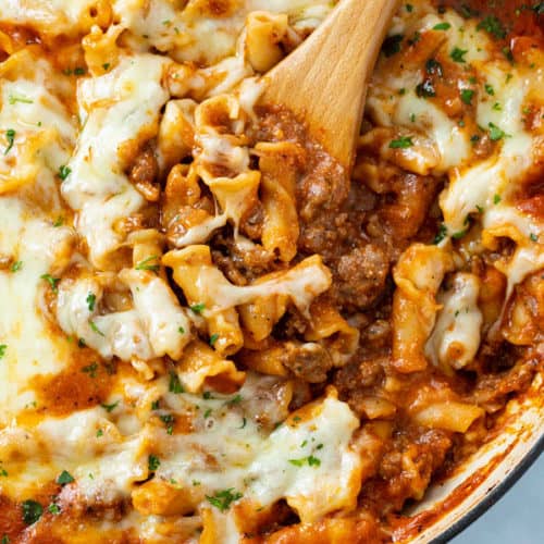 Skillet Lasagna - The Cozy Cook