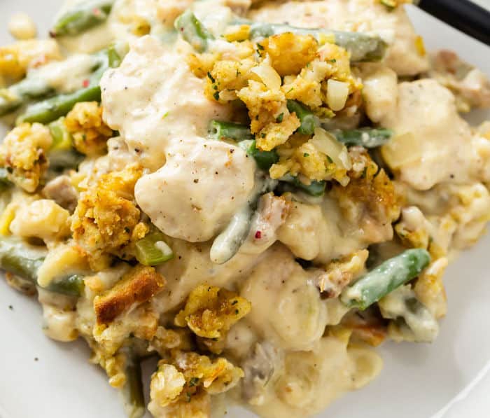 Chicken And Stuffing Casserole The Cozy Cook