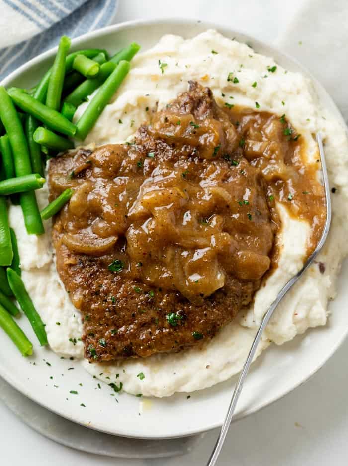 Crockpot Steak and Gravy (Only 3 ingredients)