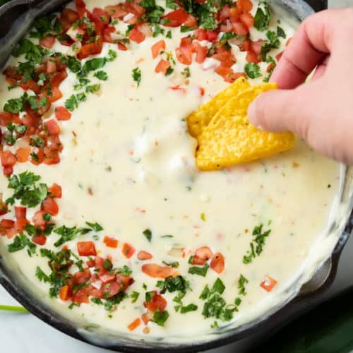 White Queso Dip (15 minute recipe!) The Cozy Cook