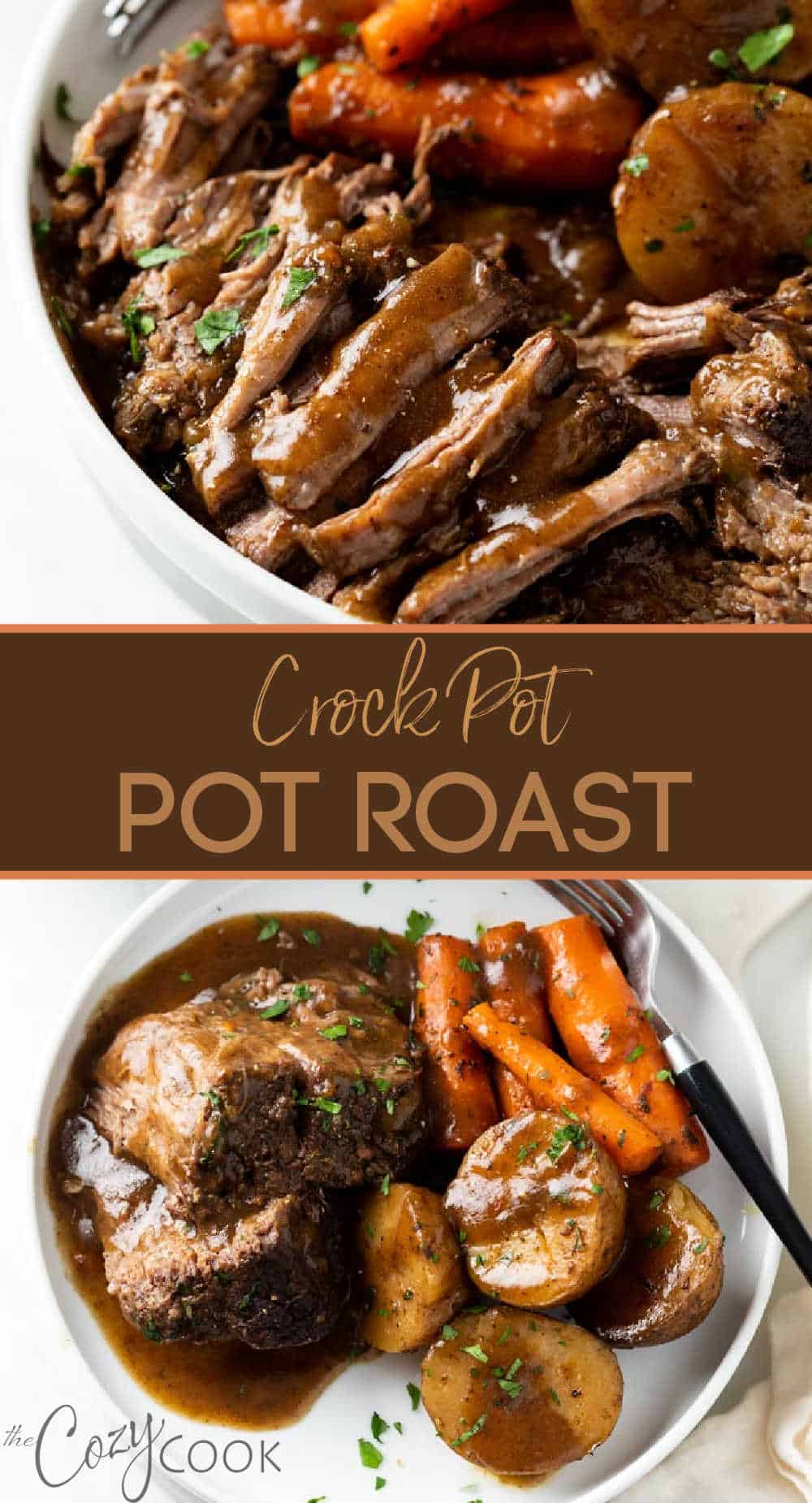 Crock Pot Roast (with Gravy!) The Cozy Cook