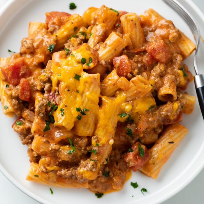 Ground Beef Casserole - The Cozy Cook