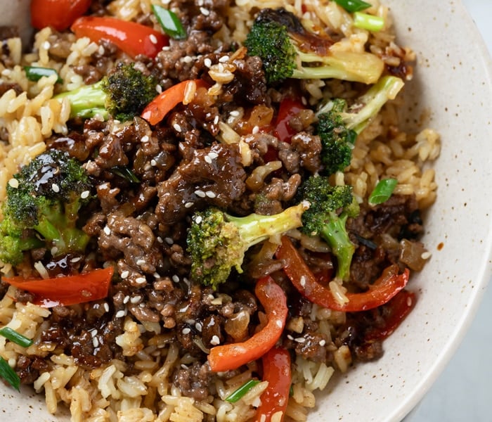 Ground Beef and Broccoli Stir Fry - Skinnytaste