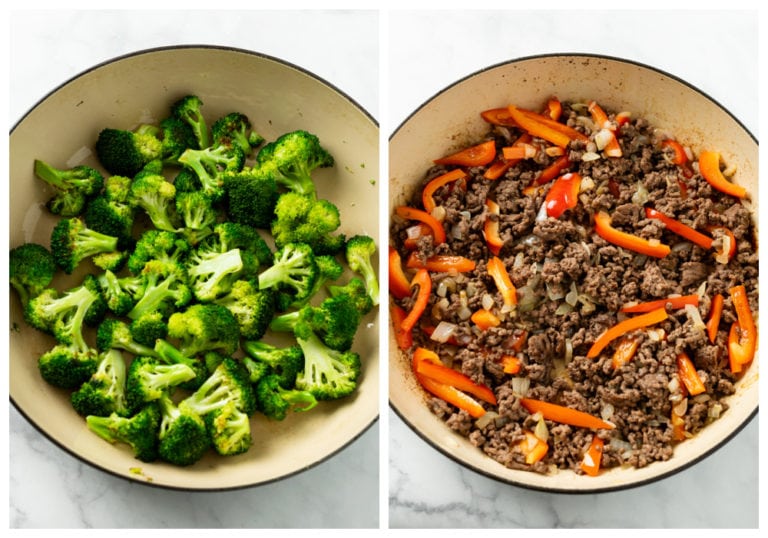 Ground Beef and Broccoli - The Cozy Cook
