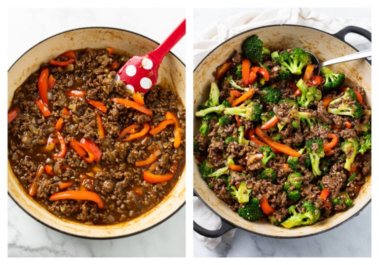 Ground Beef and Broccoli The Cozy Cook