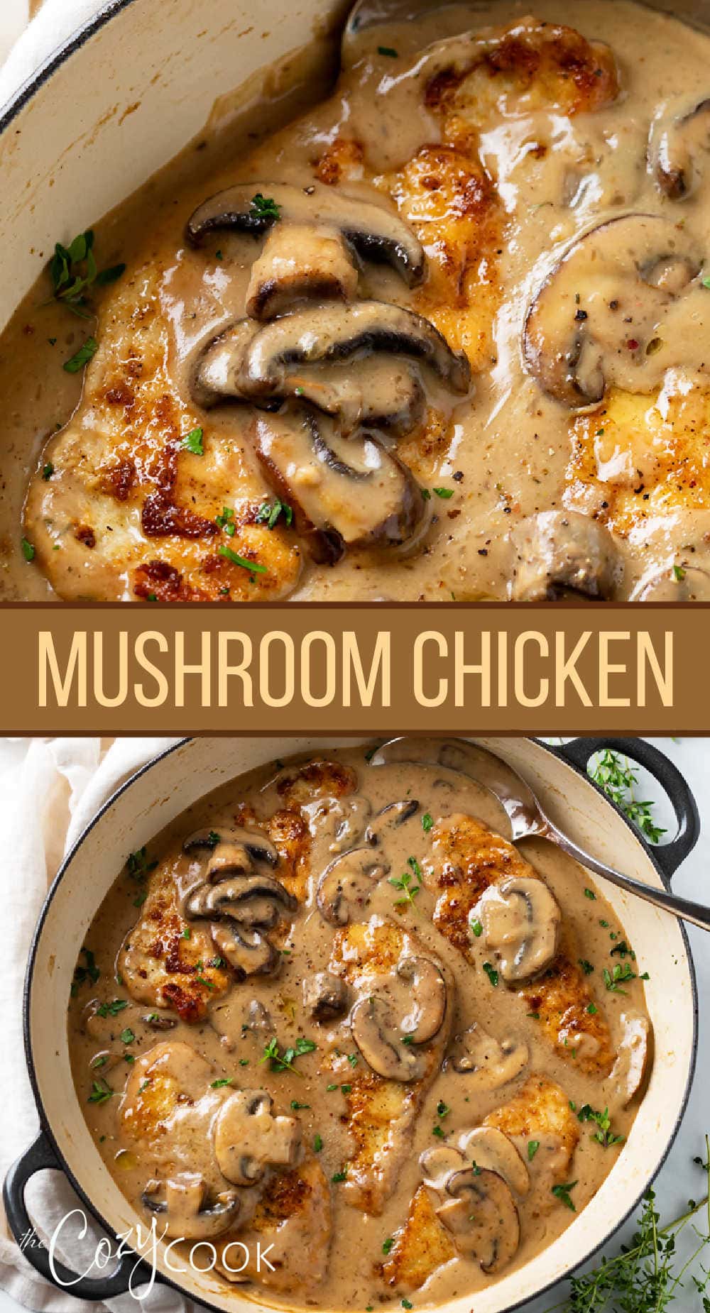 Mushroom Chicken - The Cozy Cook