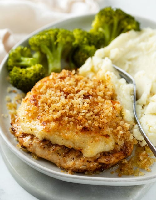 Copycat Longhorn Parmesan Crusted Chicken - The Cozy Cook