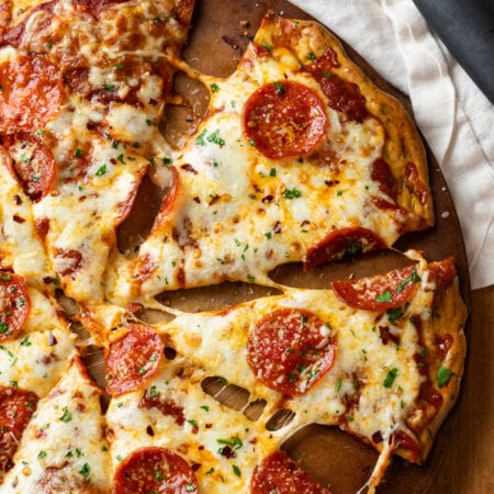 Zucchini Crust Pizza - The Cozy Cook