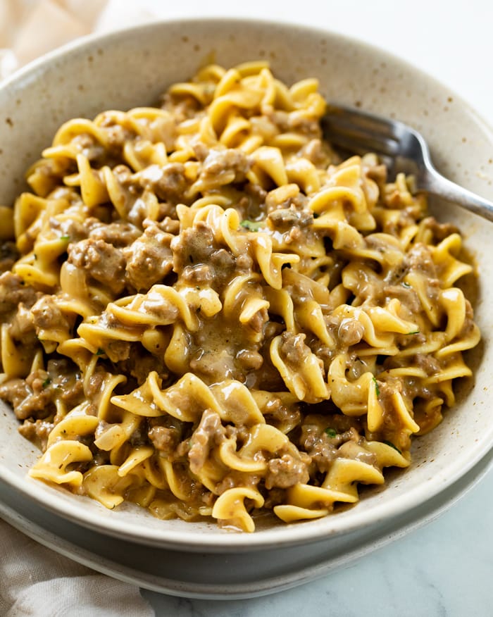 Creamy Beef And Noodles With Leftover Roast - Design Corral