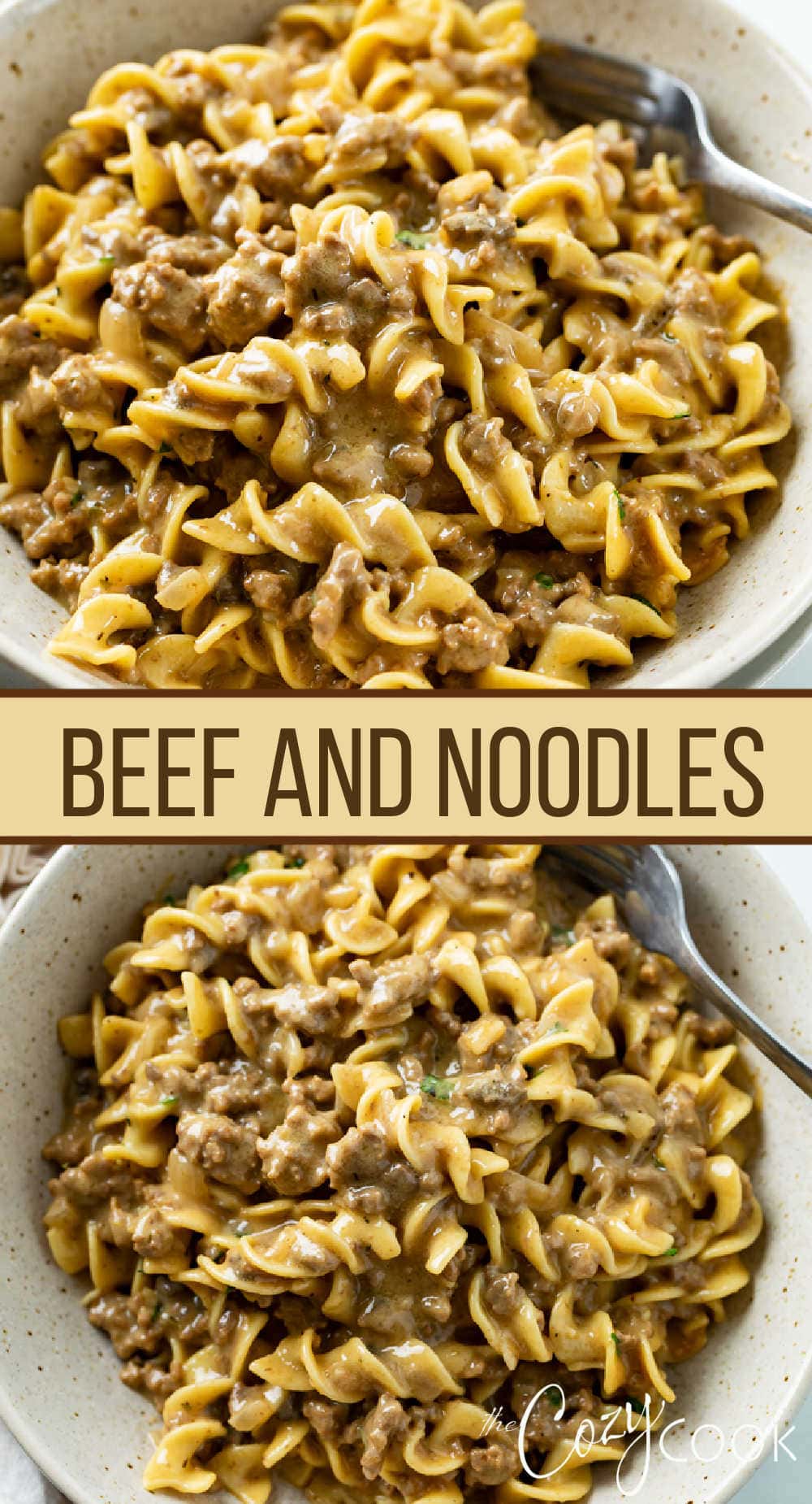 Beef and Noodles The Cozy Cook