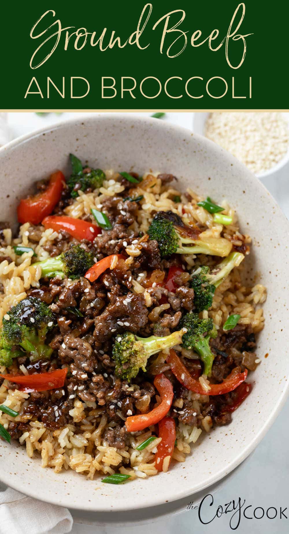 Ground Beef and Broccoli - The Cozy Cook