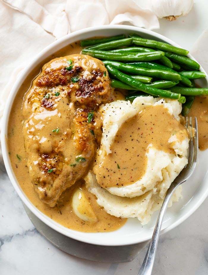 Smothered Chicken With Vegetables (A One Pot Meal) - Two Kooks In The  Kitchen