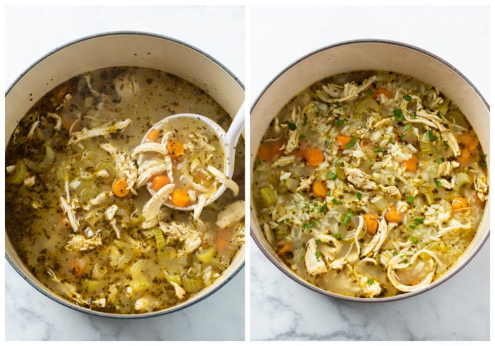 Chicken and Rice Soup - The Cozy Cook