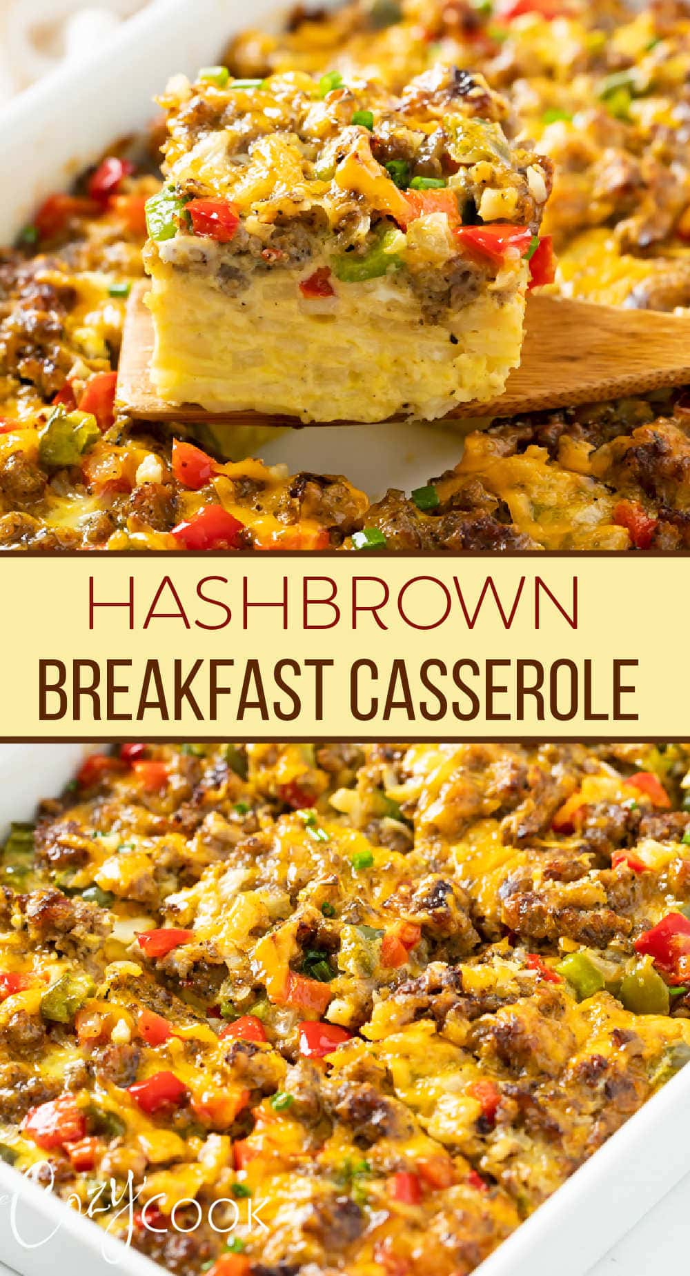 Hashbrown Breakfast Casserole - The Cozy Cook