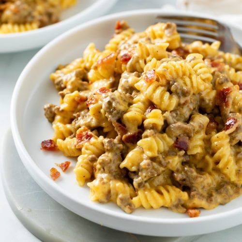 Cheeseburger Pasta The Cozy Cook