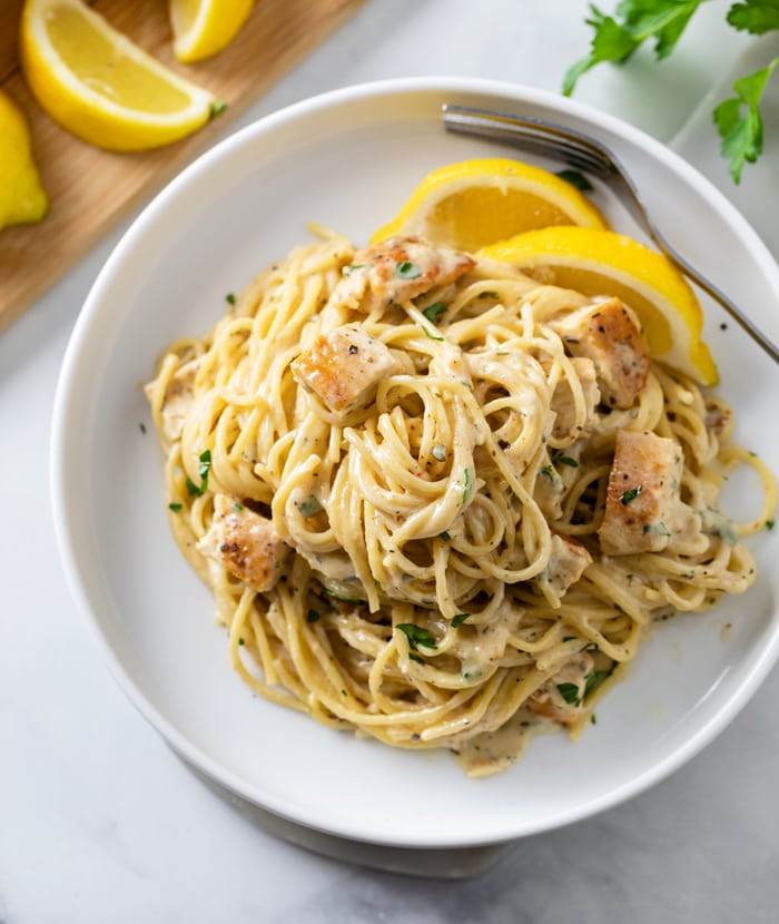 lemon pepper chicken pasta