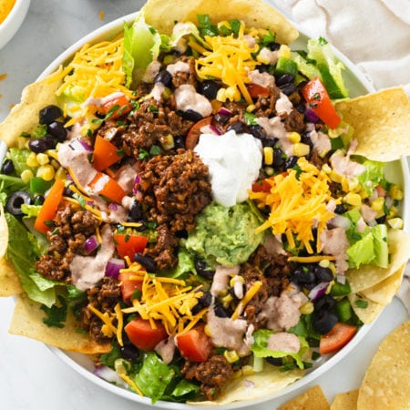 Taco Salad Recipe - The Cozy Cook