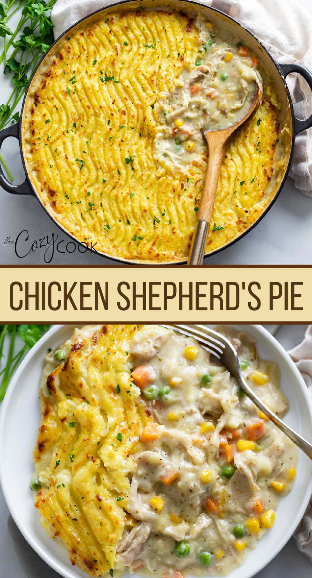 Chicken Shepherd's Pie - The Cozy Cook