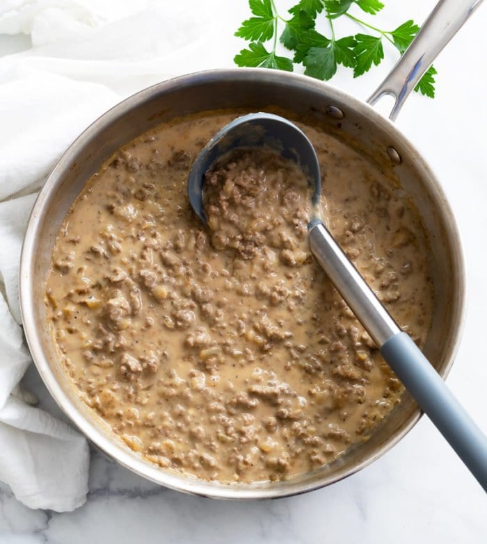 Hamburger Gravy The Cozy Cook