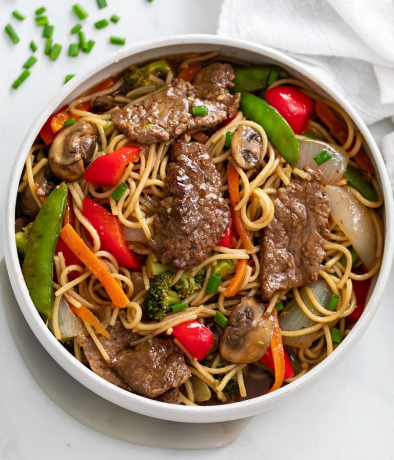 Beef Stir Fry With Noodles - The Cozy Cook