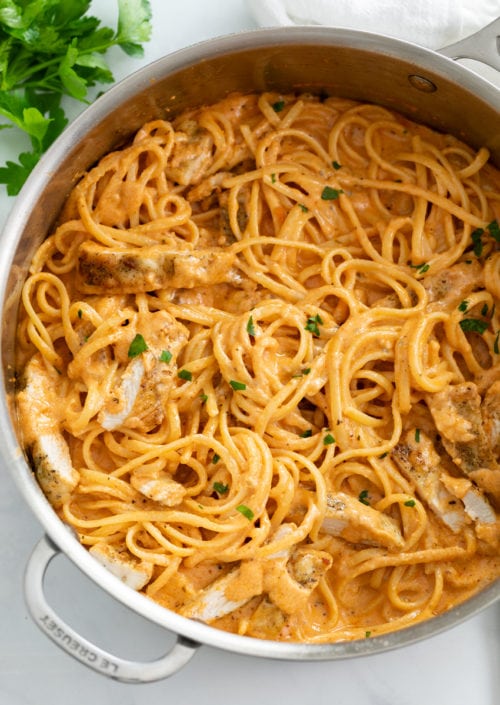 Tomato Chicken Pasta - The Cozy Cook