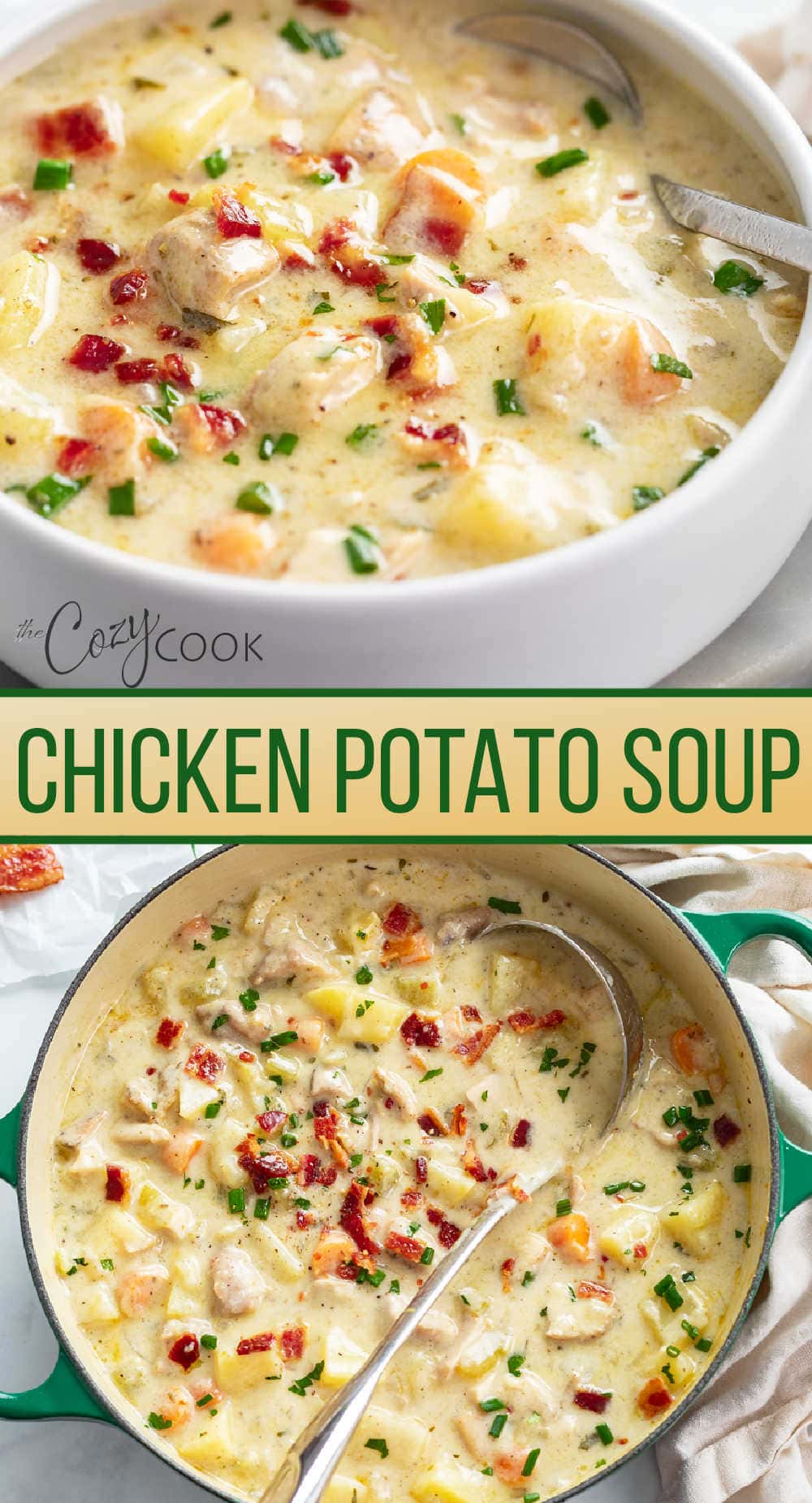 Chicken Potato Soup - The Cozy Cook
