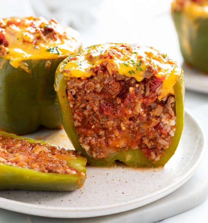 Stuffed Bell Peppers - The Cozy Cook