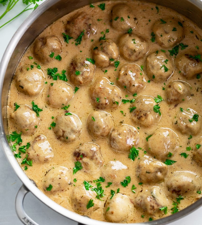 Best Swedish Meatballs Recipe - Add a Pinch