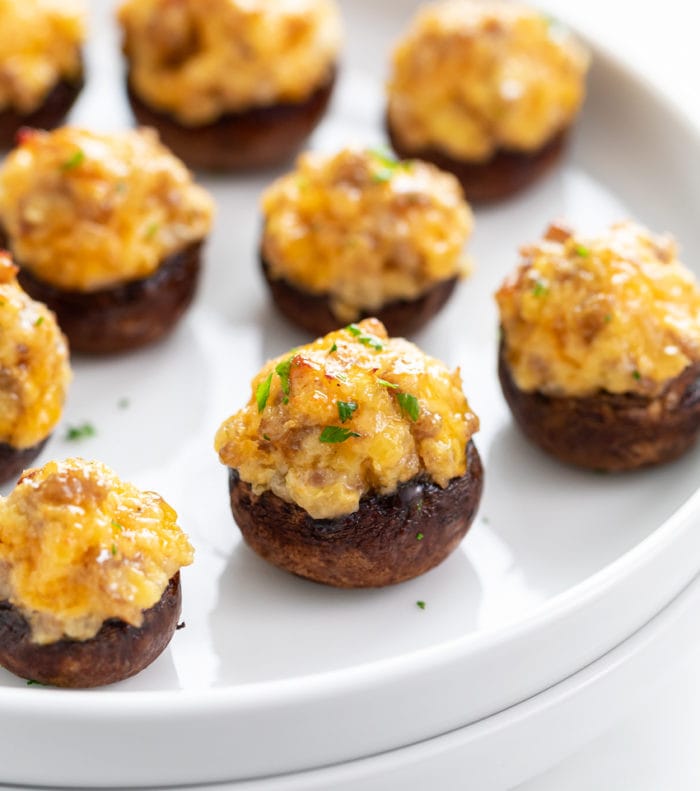 Sausage Stuffed Mushrooms The Cozy Cook