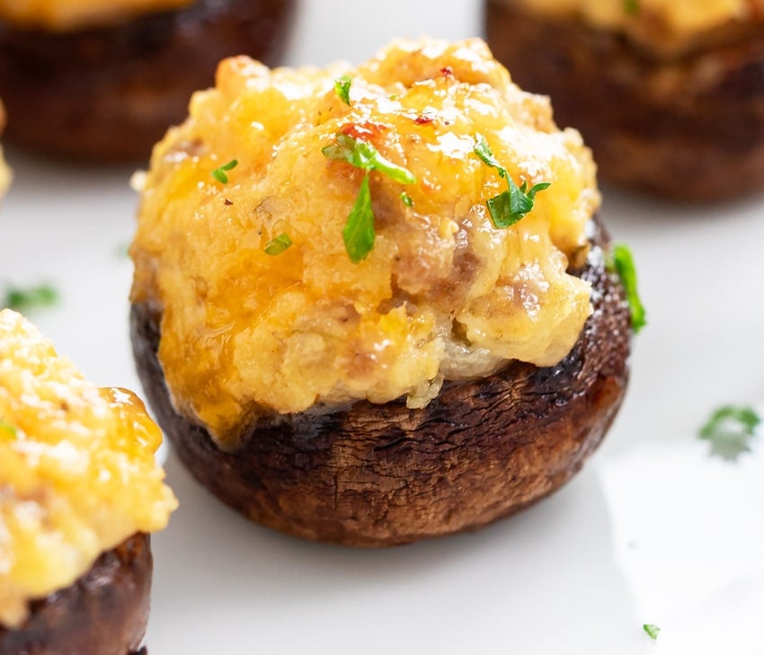 Sausage Stuffed Mushrooms