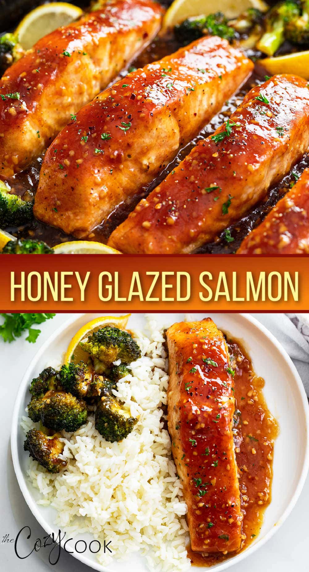 Honey Glazed Salmon - The Cozy Cook