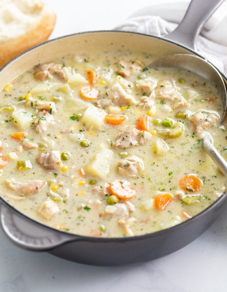 Creamy Chicken Soup - The Cozy Cook