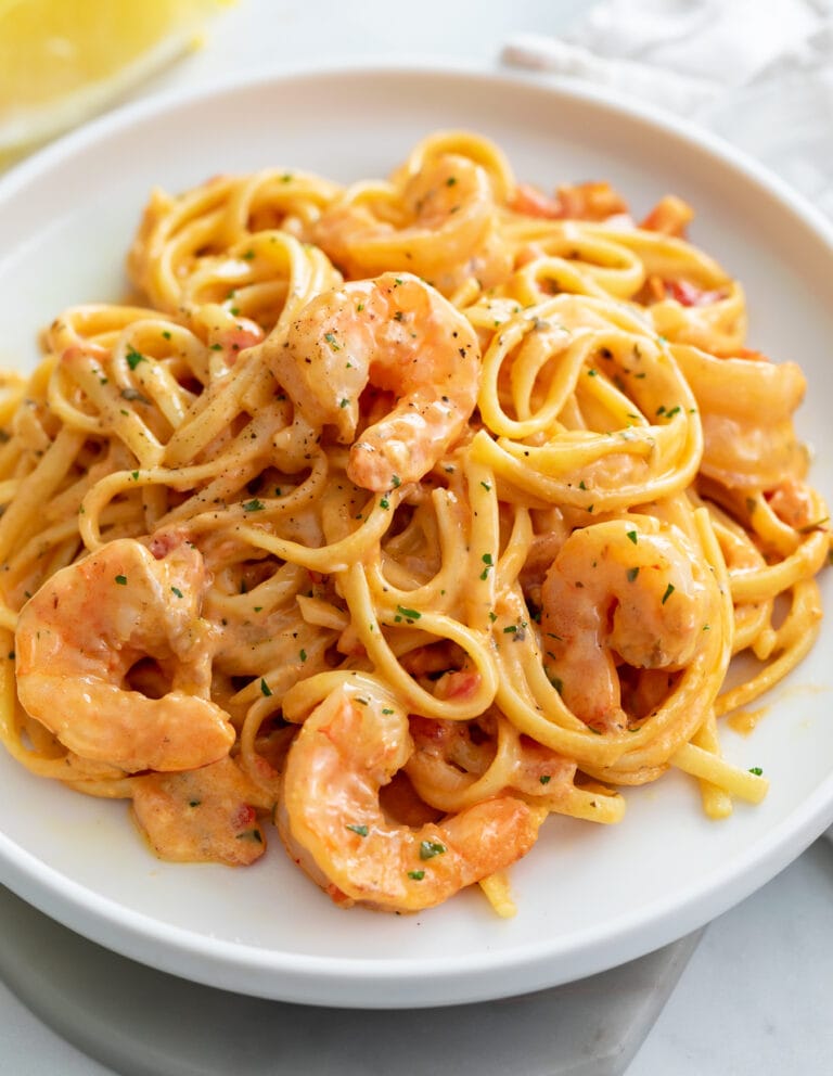 Shrimp Pasta - The Cozy Cook