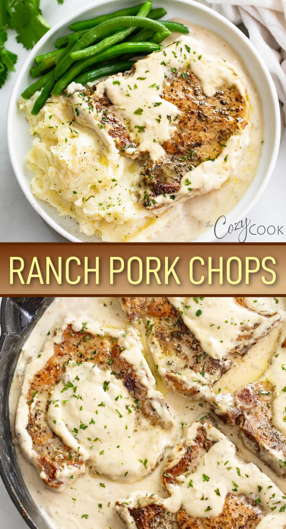 Ranch Pork Chops - The Cozy Cook