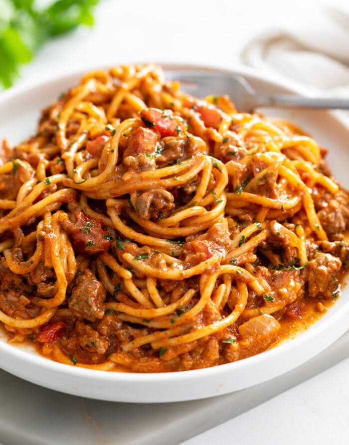 Taco Spaghetti - The Cozy Cook