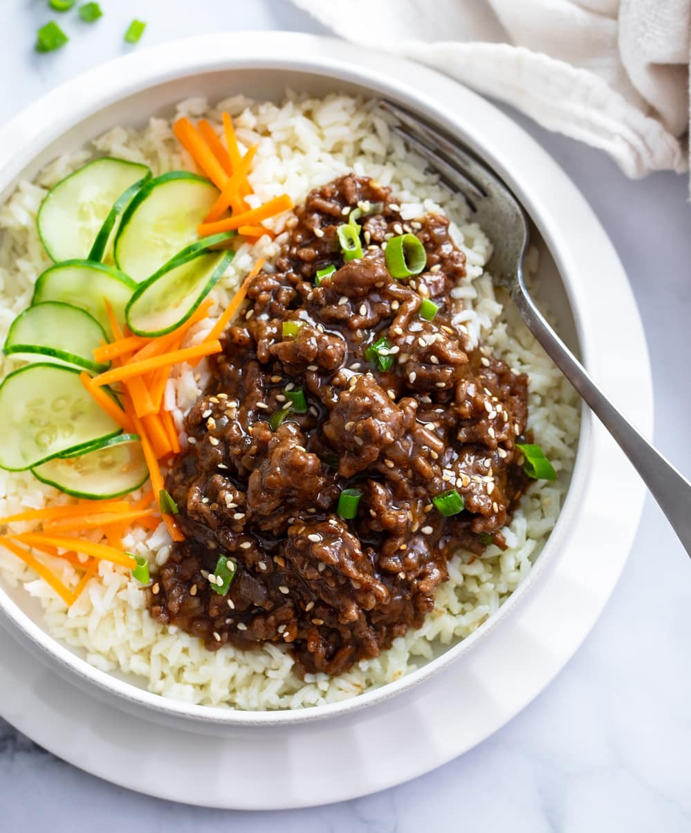 40 Easy Rice Bowl Recipes 🍚 Korean Beef, Ground Beef, Healthy Rice