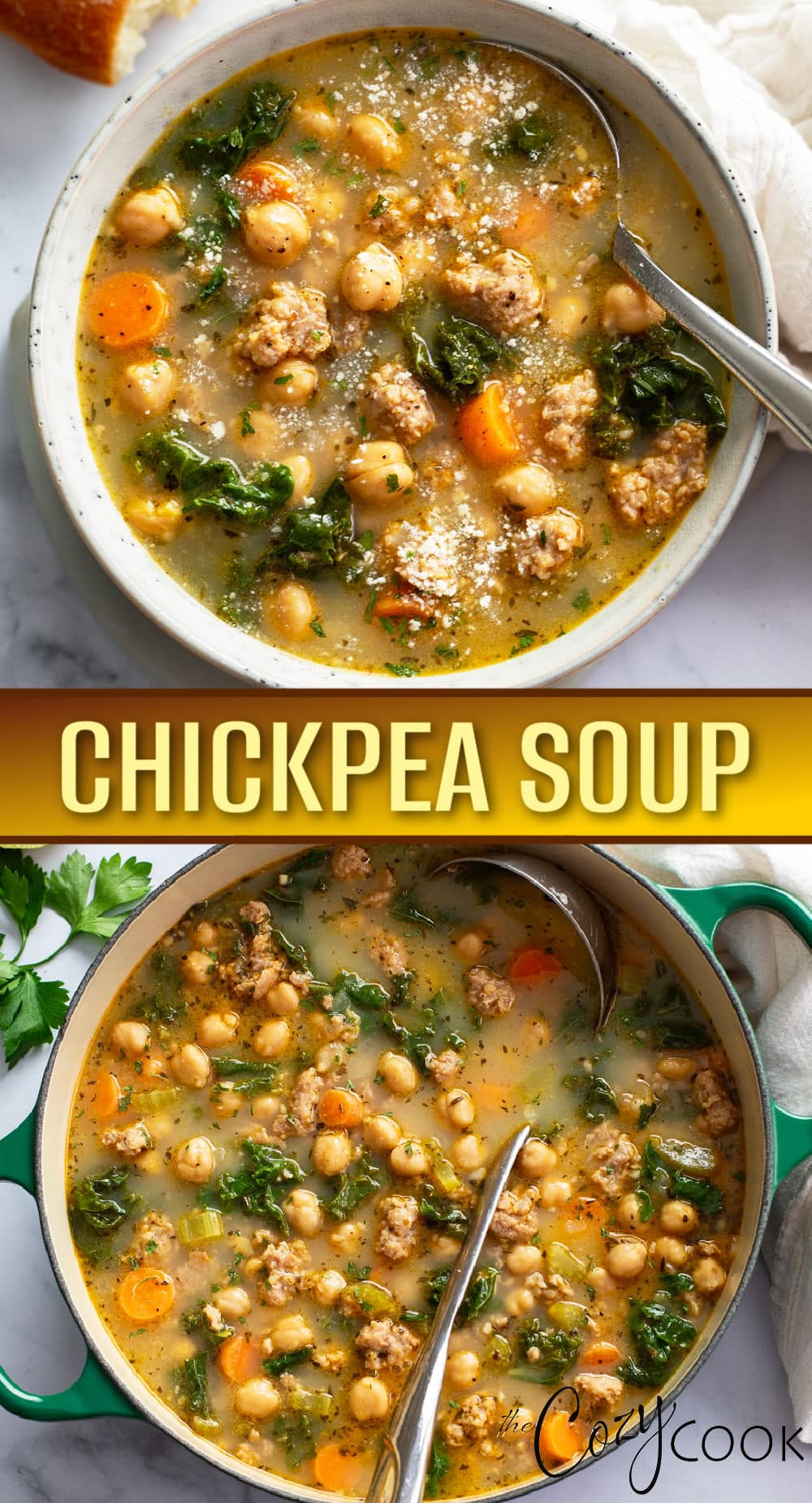 Chickpea Soup - The Cozy Cook