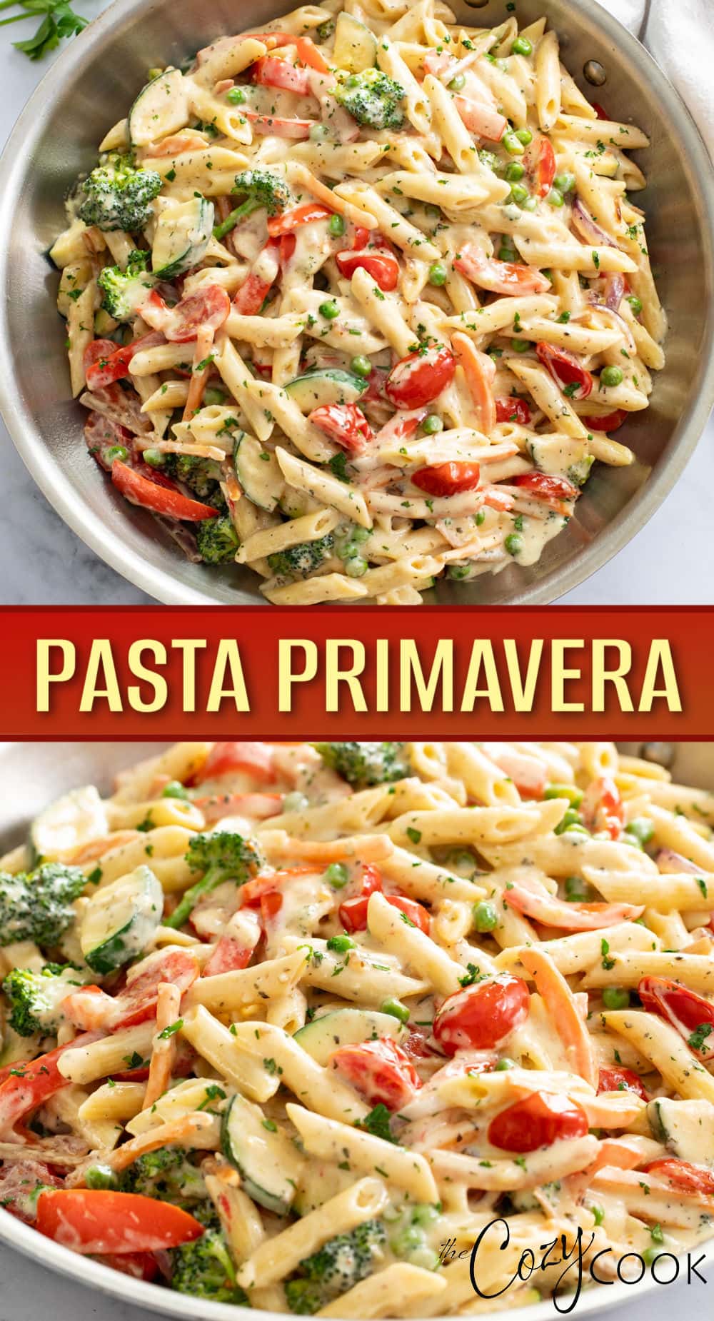 Pasta Primavera - The Cozy Cook