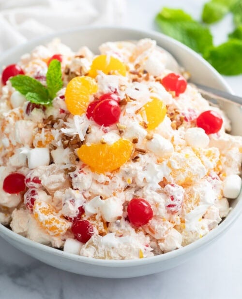 Ambrosia Salad - The Cozy Cook