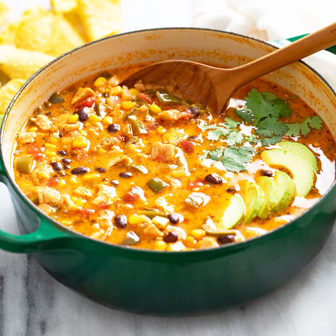 Chicken Poblano Soup