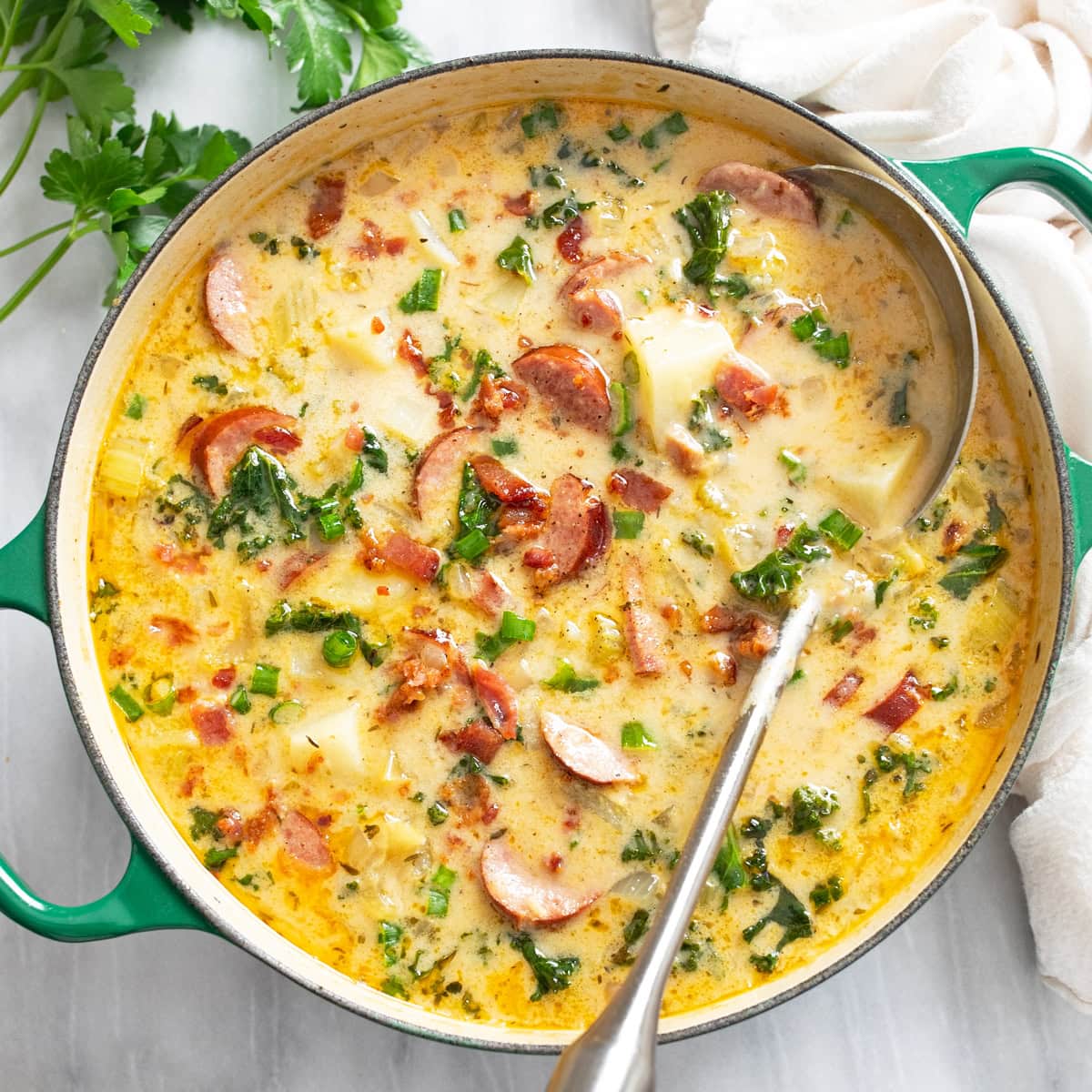 Kielbasa Potato Soup-image
