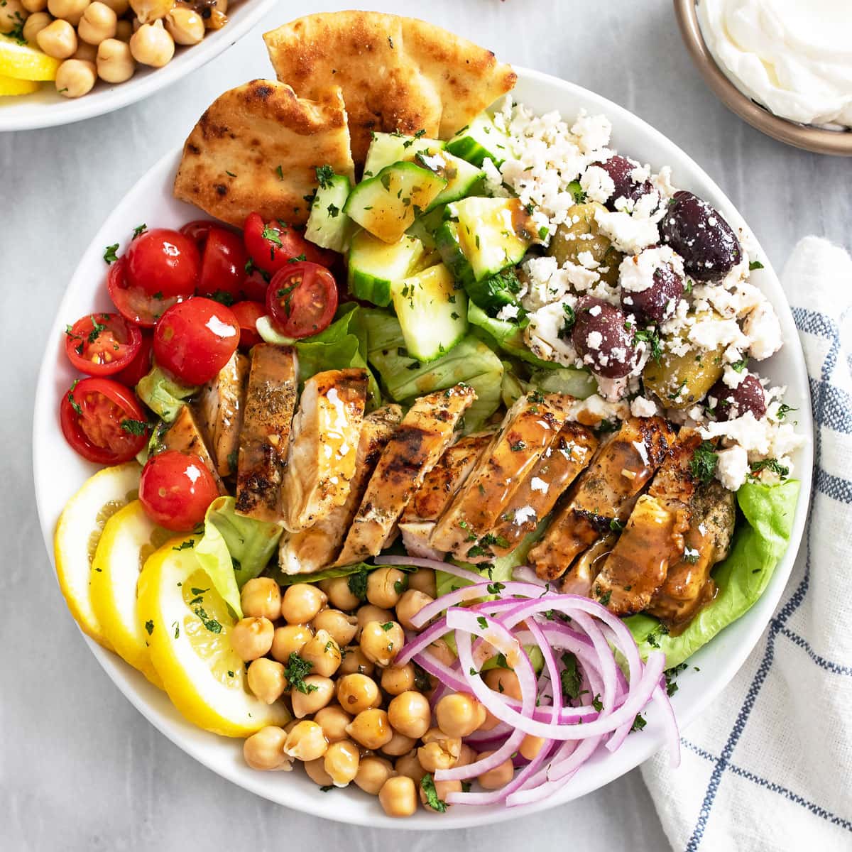 Greek Chicken Bowls