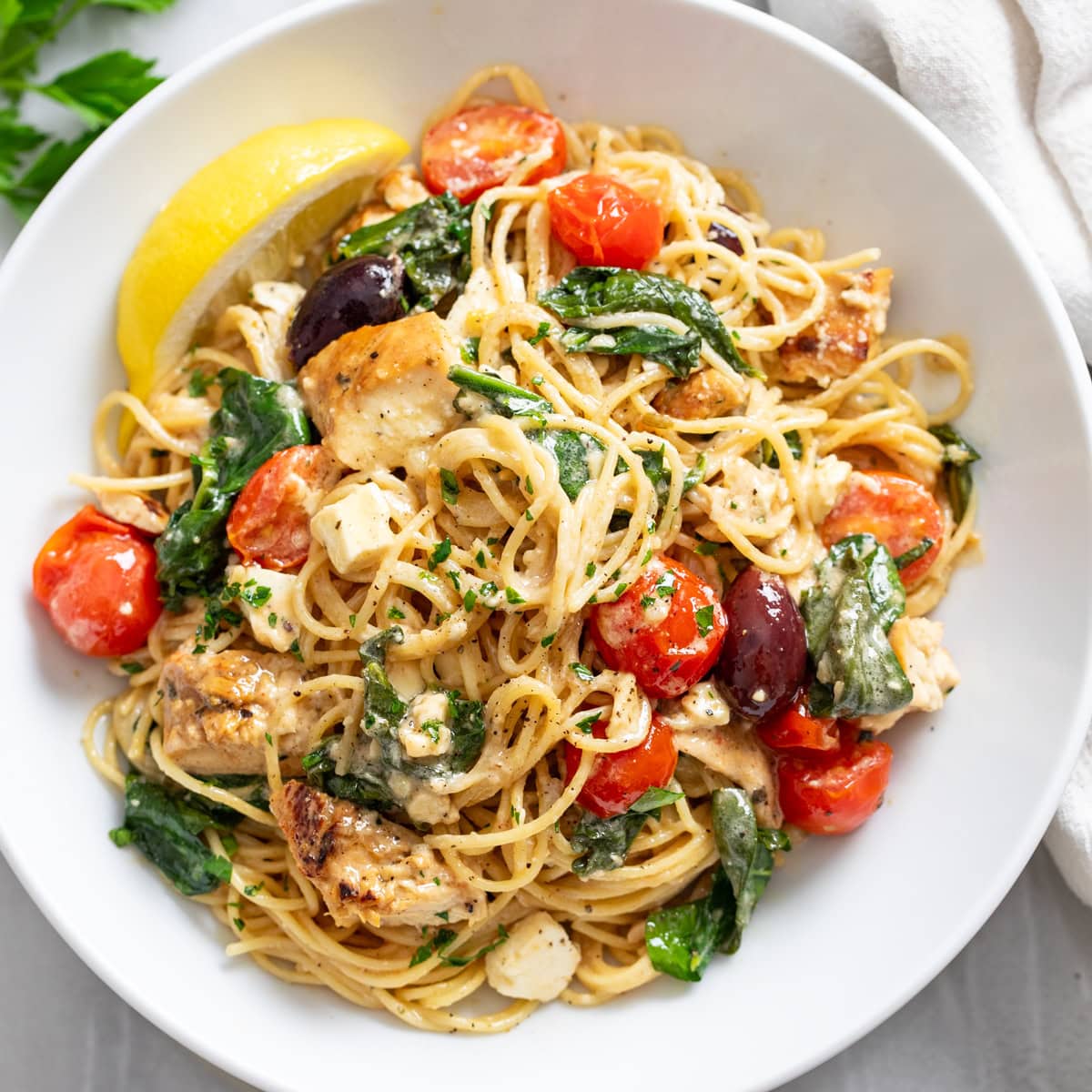 Mediterranean Pasta (One Pot!)