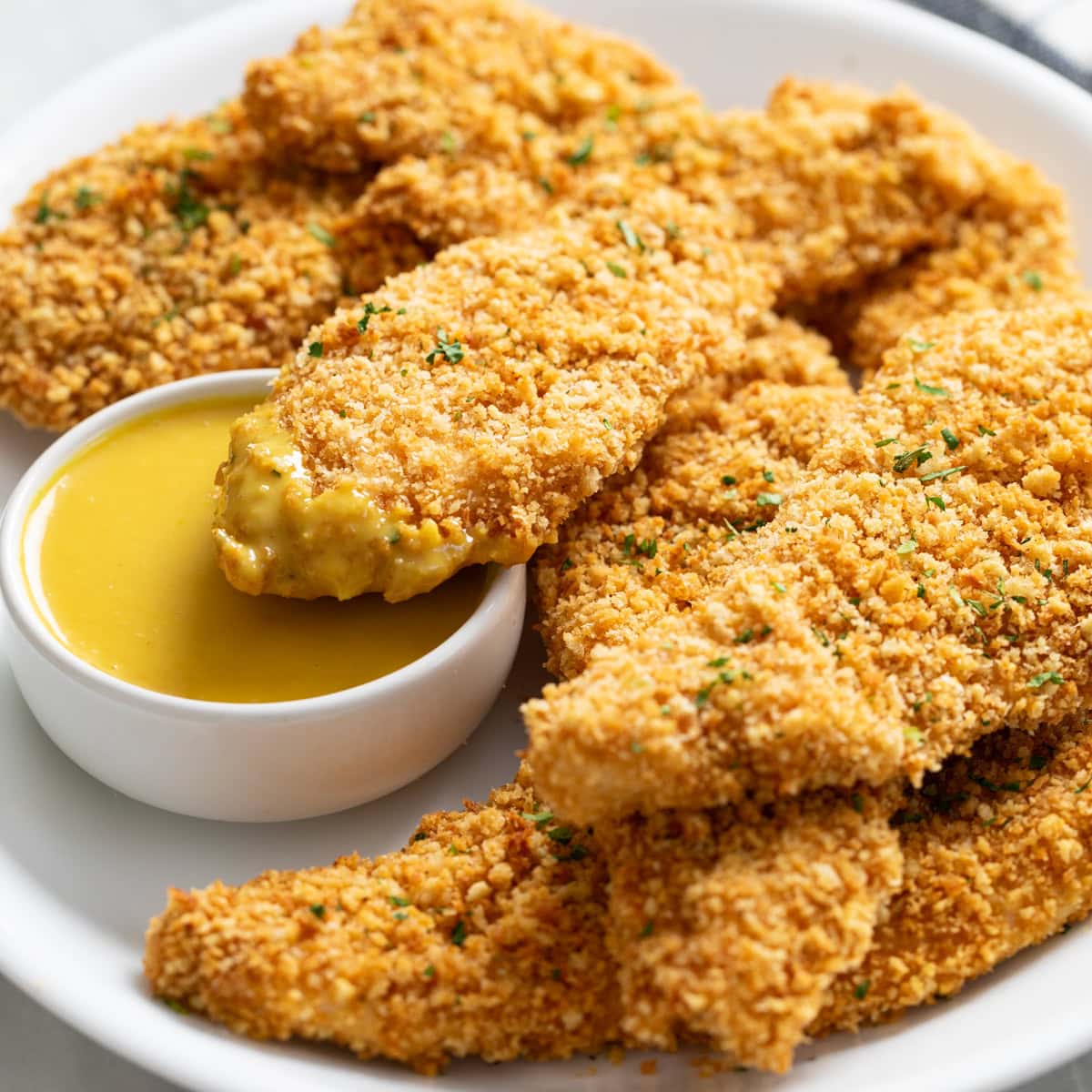 Baked Chicken Tenders - The Cozy Cook