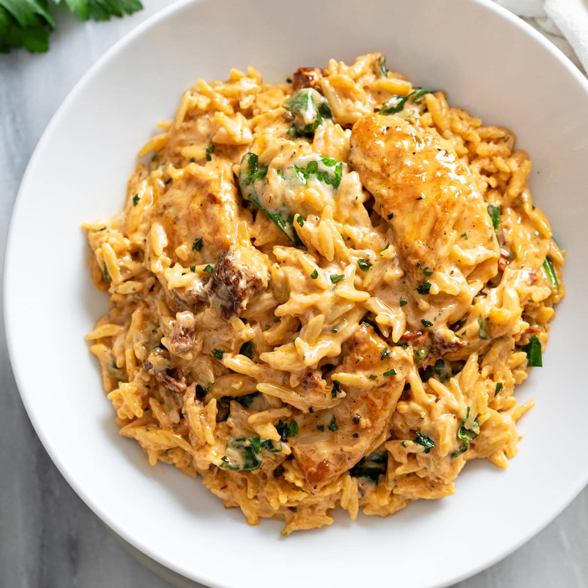 Marry Me Chicken Orzo (One Pot!)