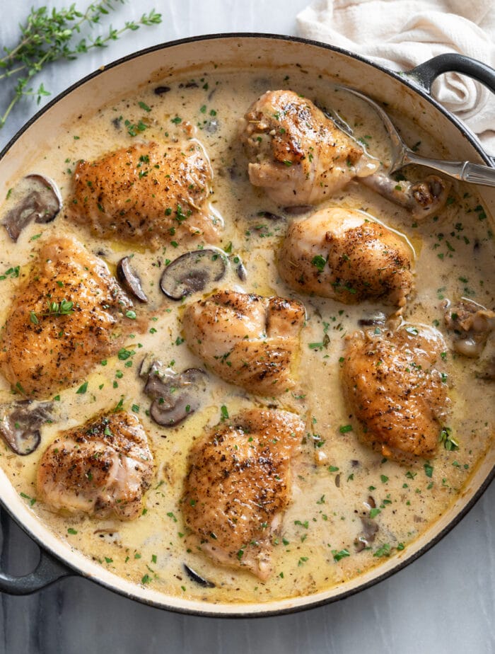 Nani's Creamy Chicken Fricassee